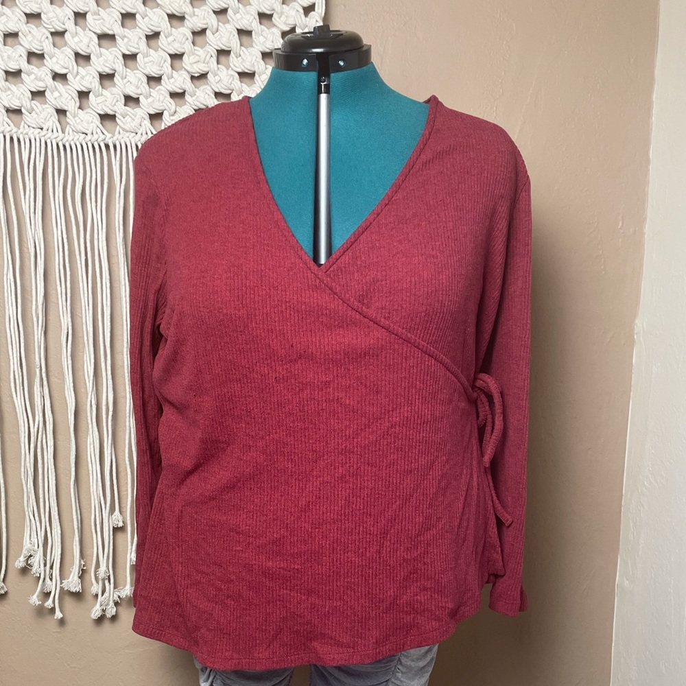 Sweater knit  blouse